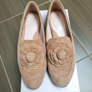 Taryn Rose Brooke Silky Suede Shoes - BEIGE - SIZE 6M